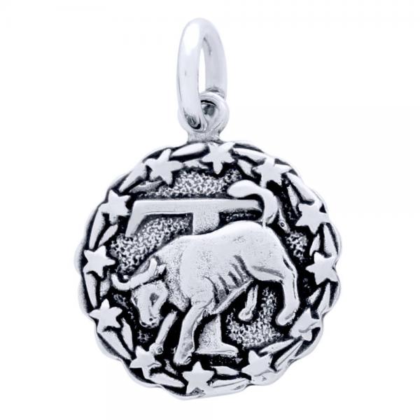 Pandantiv argint 925 cu zodia taur [2]